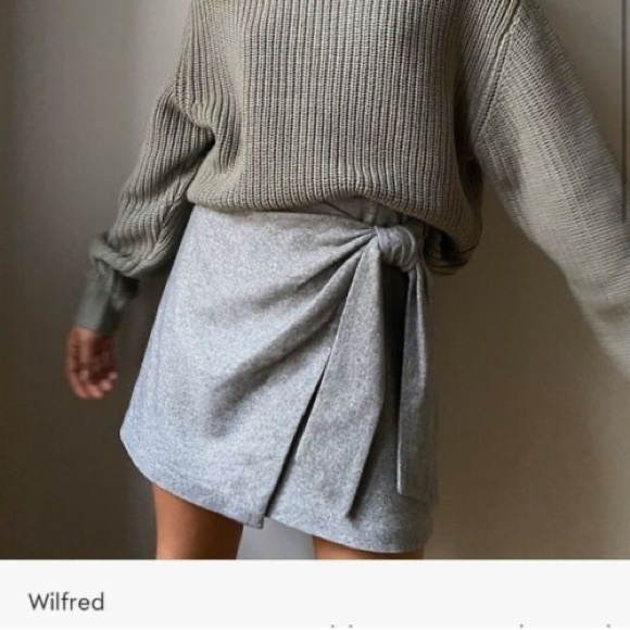 Wilfred wool wrap skirt - Picture 2 of 5